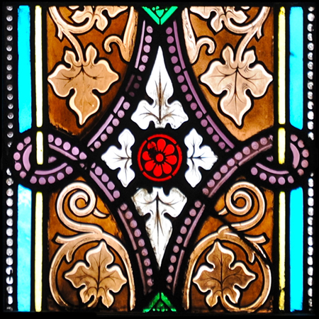 Stained glass vintage window films