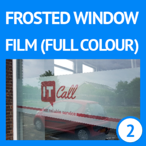 buy and design custom printed frosted window film