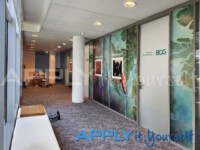 printed frosted window film project with large photos for rivacy with window stickers apply it yourself