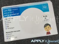 White window cling (AR04), die-cut, advertising, campaign