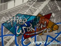 Transparent window cling (AR04), die-cut, cut-to-shape, campaign, advertising